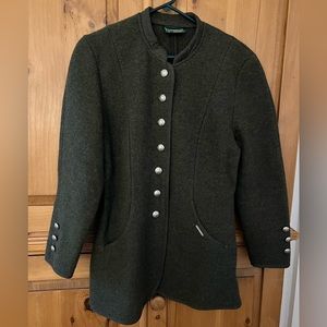 GEIGER AUSTRIA European size 36 Tyrol loden green Wool Jacket